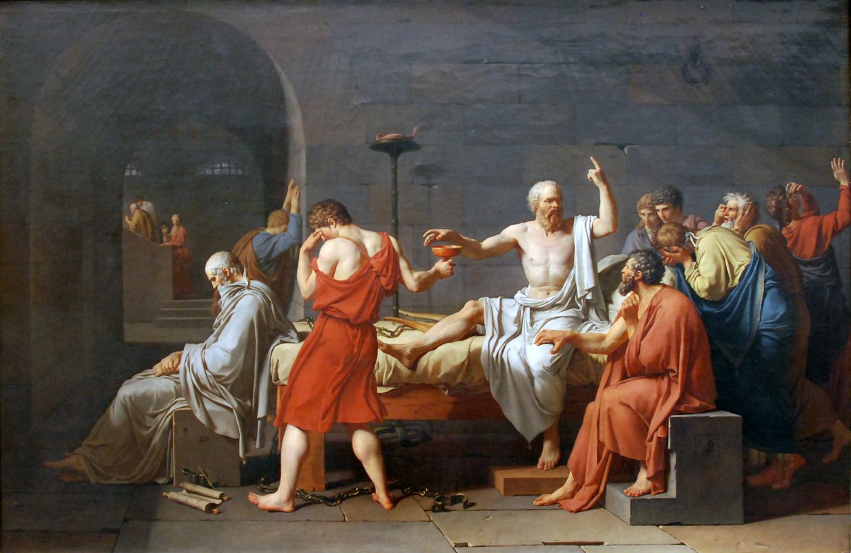 Top Met Paintings Before 1860 07 Jacques-Louis David The Death of Socrates